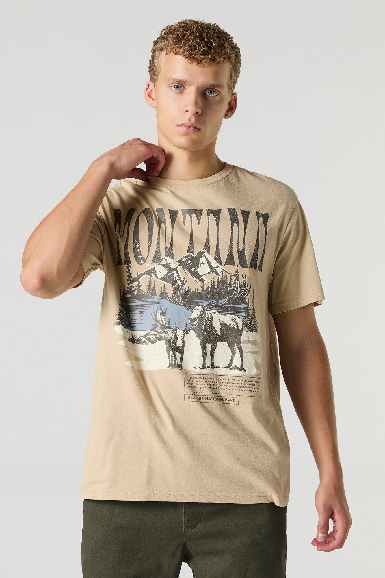 Montana Graphic T-Shirt Male Product Image