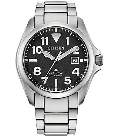 Citizen Mens Eco-Drive Titanium Water Resistance 200 Bracelet Watch Product Image