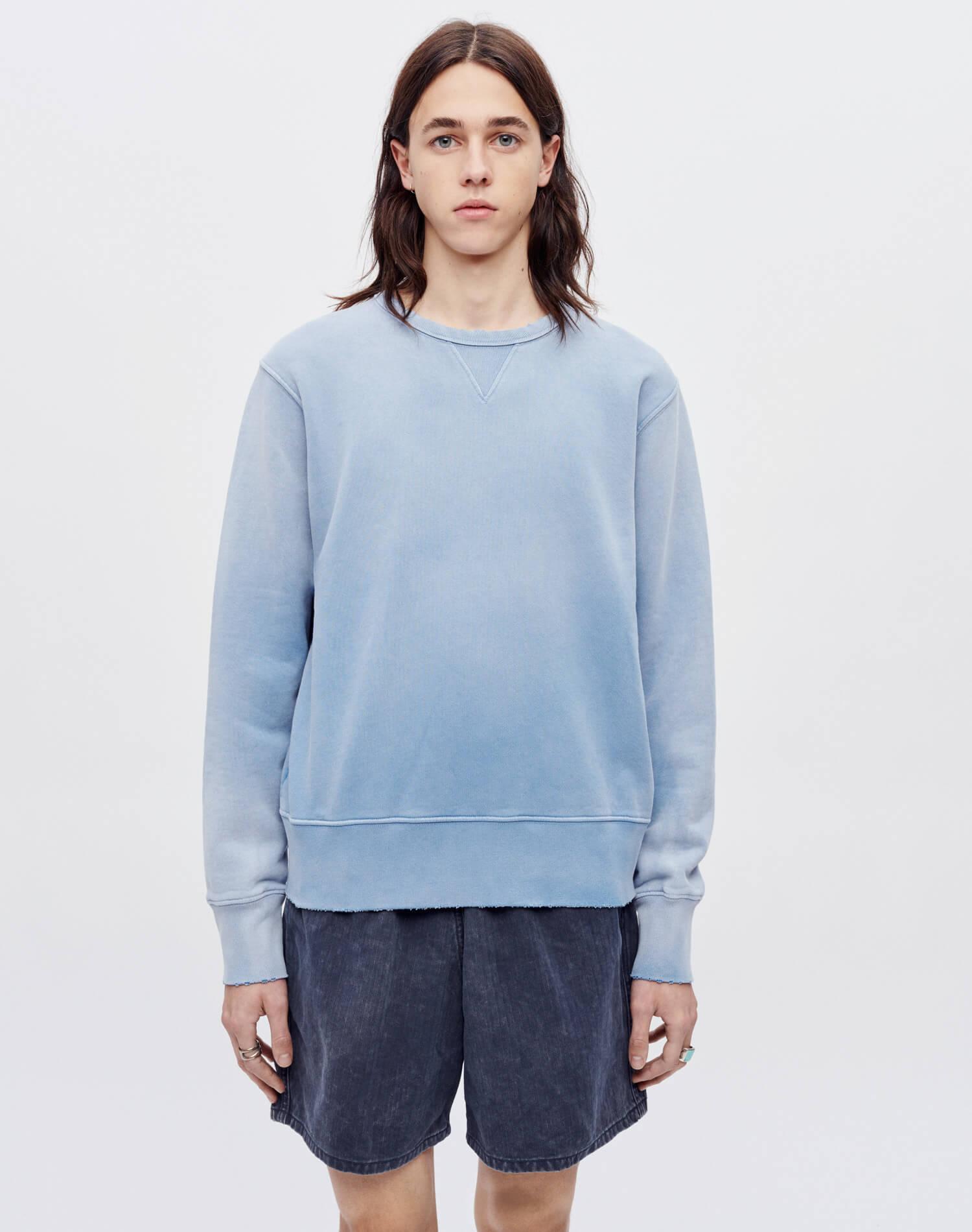 Locker Sweatshirt - Sun Faded Dusty Blue Product Image