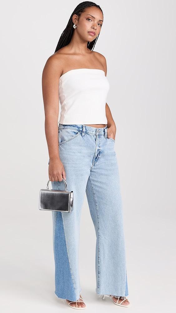 FRAME Le Baggy Palazzo Outseam Insert Jeans | Shopbop Product Image