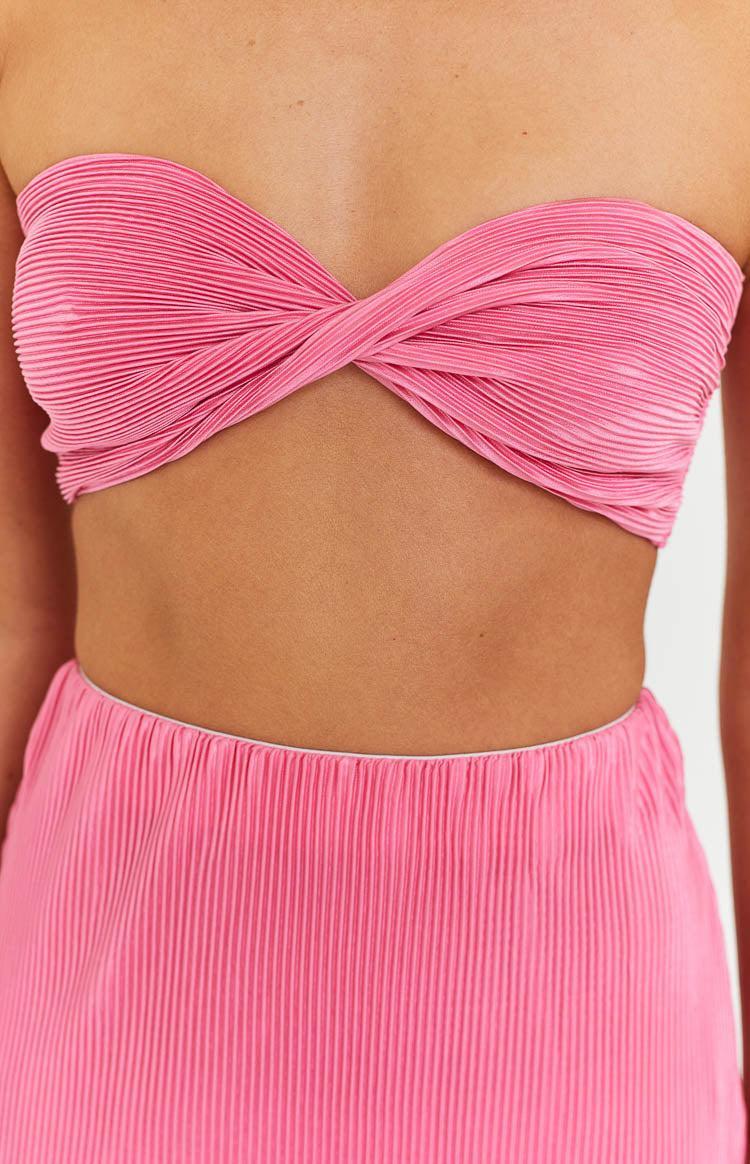 Elena Pink Crop Top Product Image