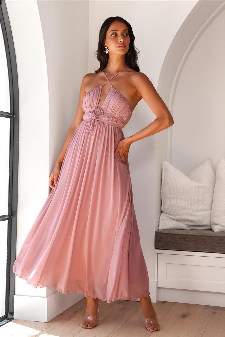 Style Traditions Maxi Dress Blush Product Image