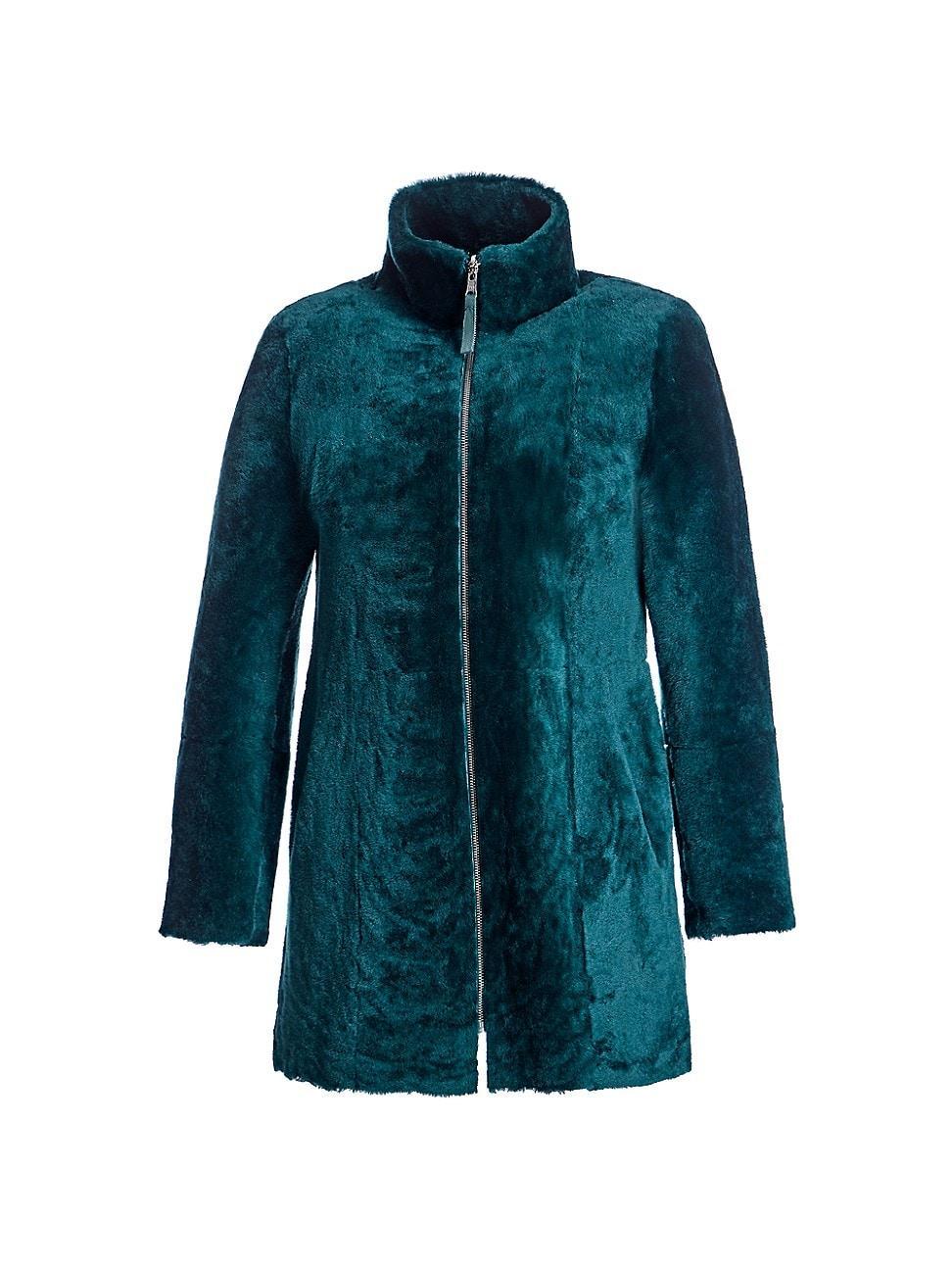 Womens Maximilian Reversible Shearling Lamb Jacket Product Image