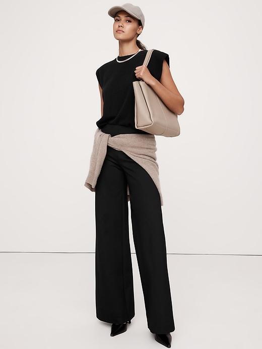 Wide-Leg Everywhere Ponte Pant Product Image