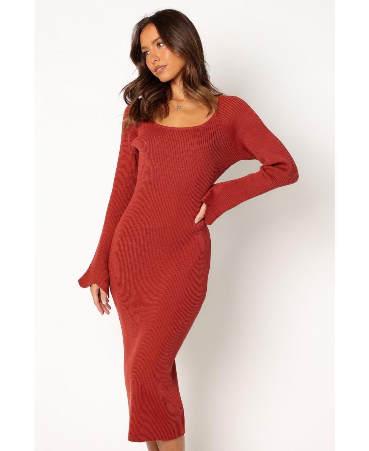 Petal and Pup Womens Skylee Longsleeve Midi Dress Product Image