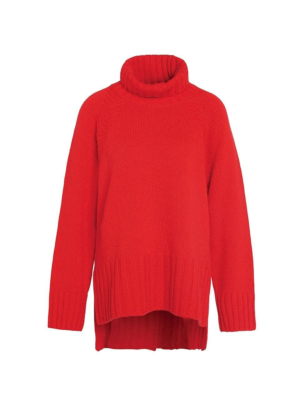 Womens Norma Wool-Cotton Funnel Neck Sweater Product Image