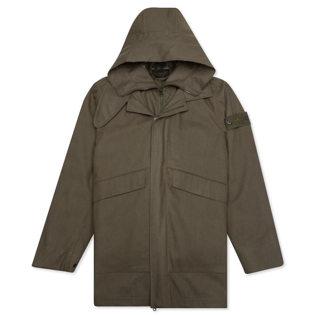 Real Down Jacket 442F1 - Military Green Male Product Image