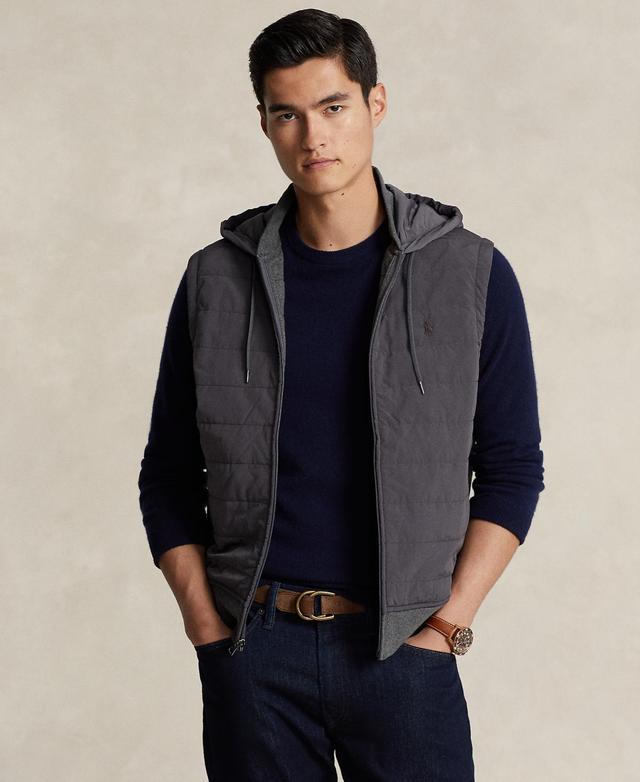 Polo Ralph Lauren Mens Hybrid Hooded Full-Zip Vest Product Image