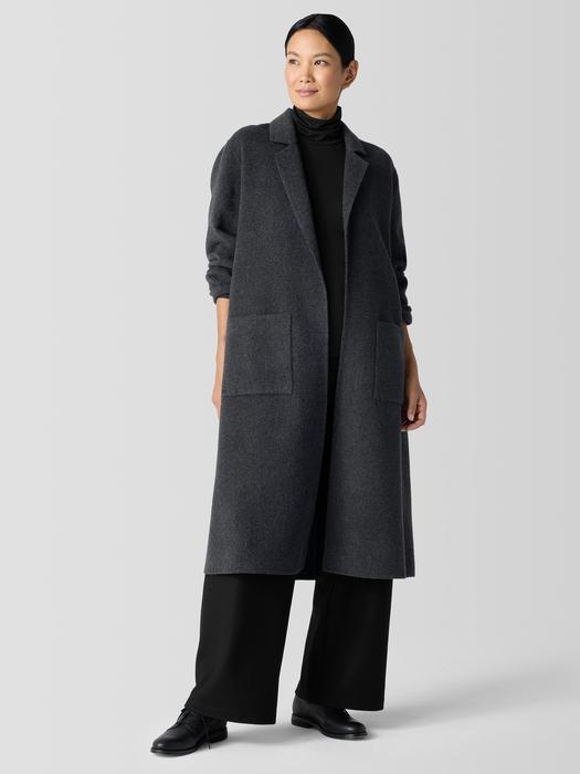 Doubleface Wool Cloud Notch Collar Coat Product Image