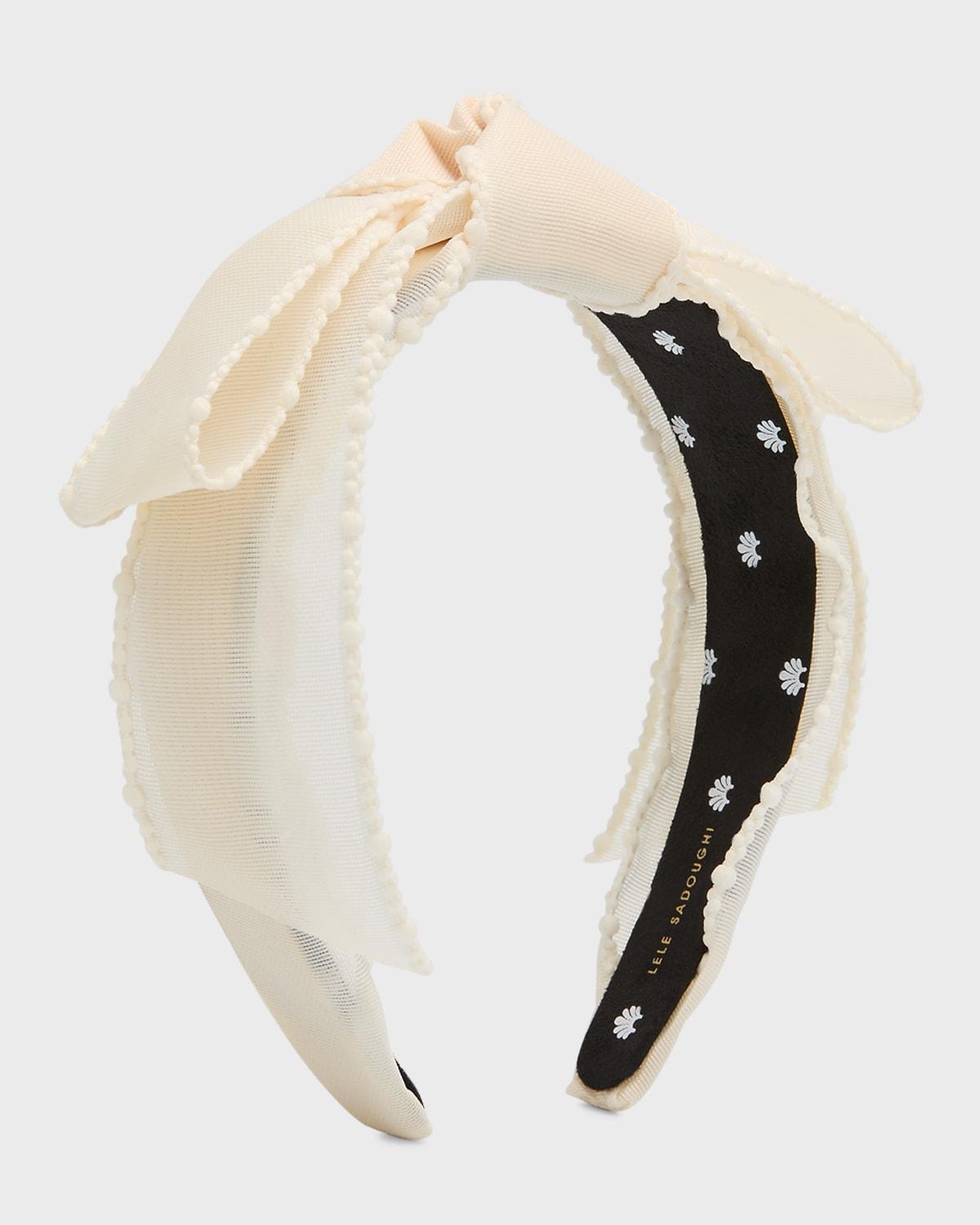 Shirley Sheer Bow Headband Product Image