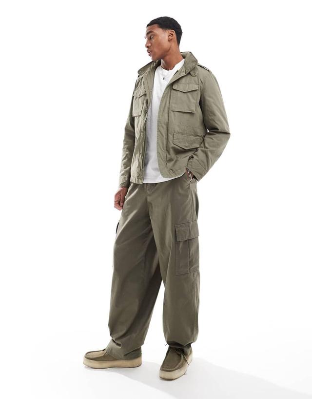 Scalpers military jacket in khaki  Product Image