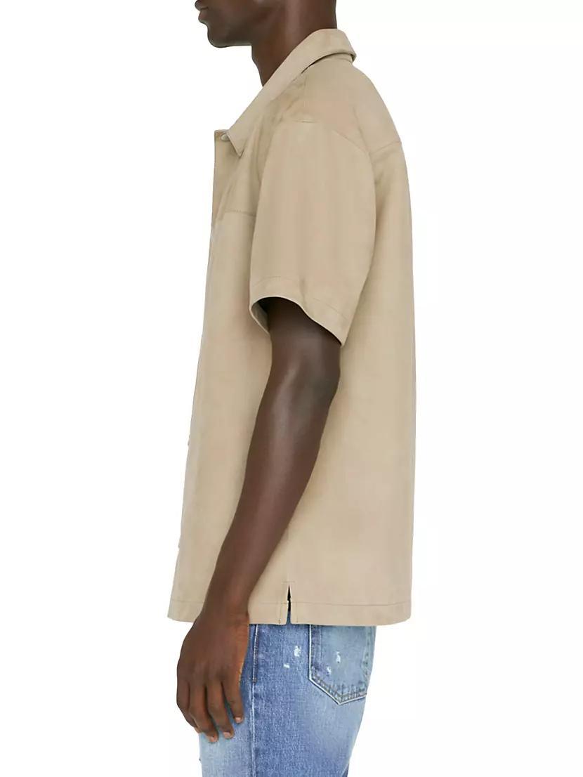 Suede Snap-Front Shirt Product Image