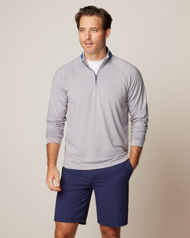 johnnie-O Steffen Striped Performance 1/4 Zip Pullover Product Image