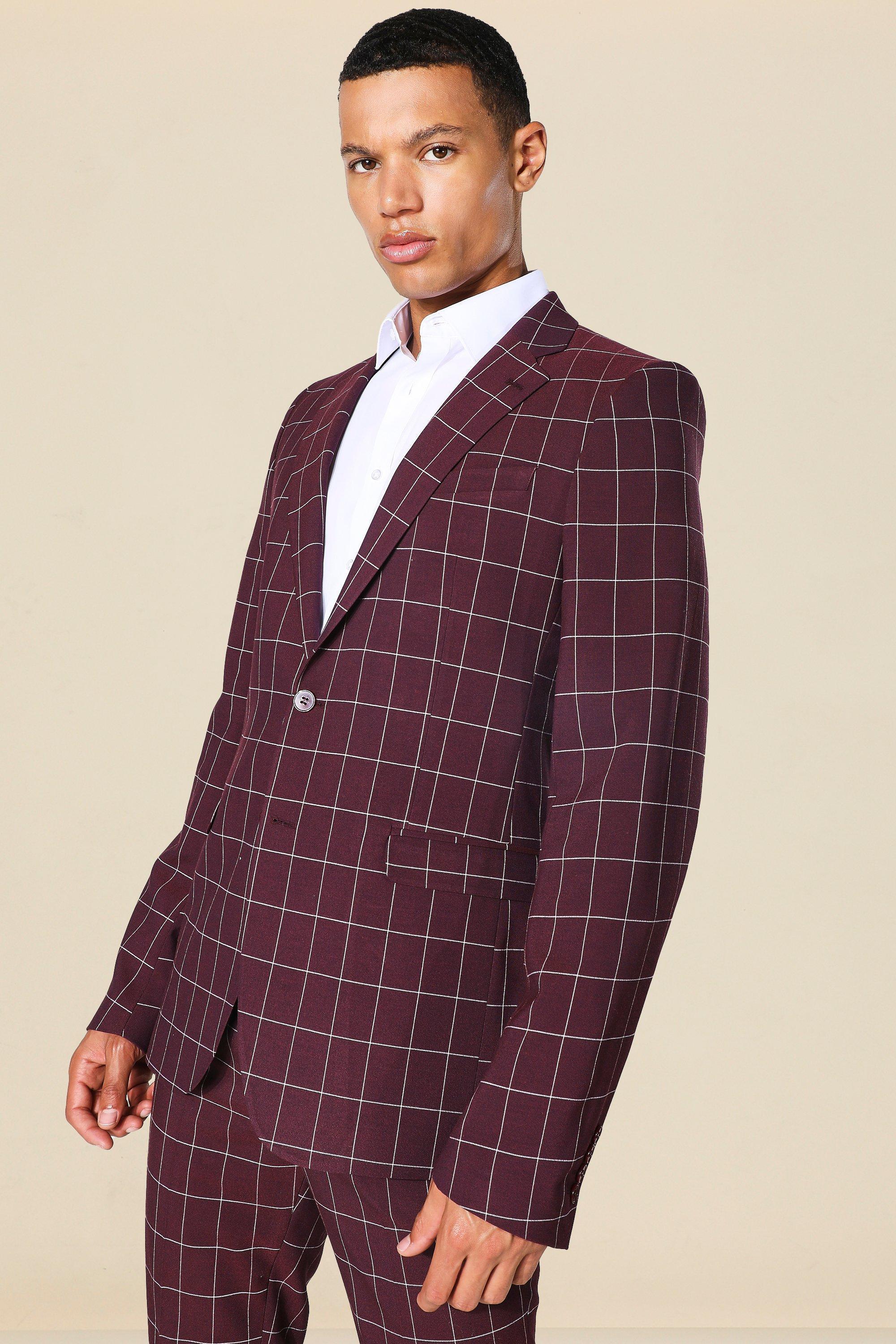 Tall Super Skinny Single Breasted Suit Jacket | boohooMAN USA Product Image