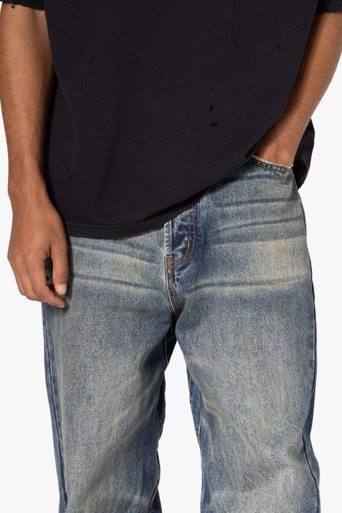 Ultra Baggy Washed Up Denim - Blue Product Image