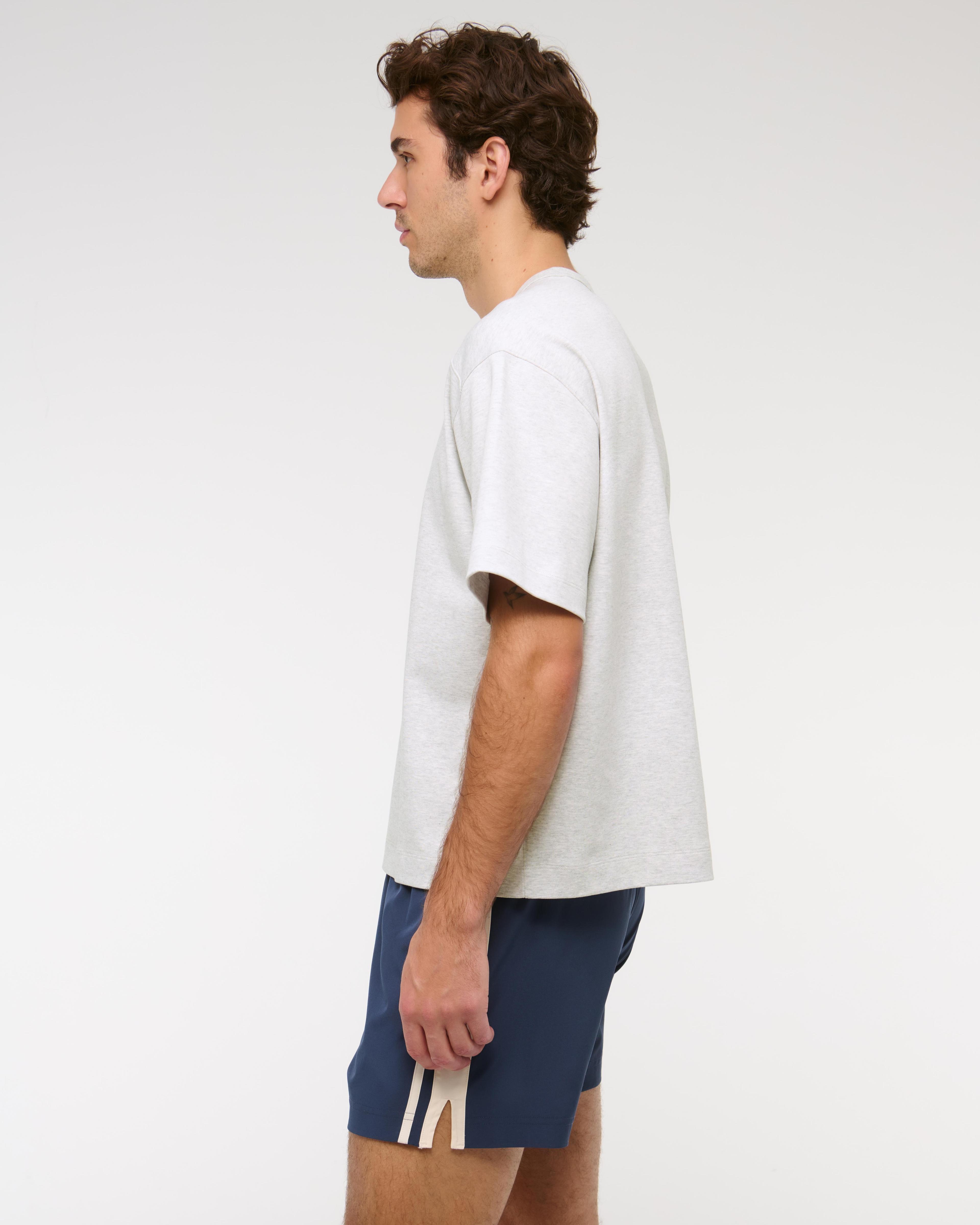 YPB Active Cropped Heavyweight Cotton Jersey Tee Product Image