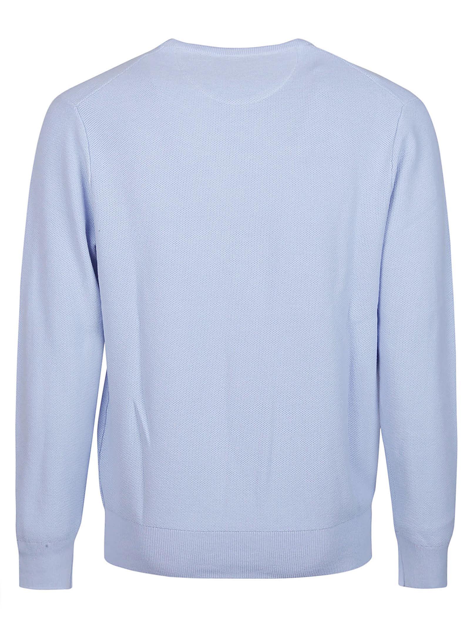 Long Sleeve Sweater In Blue Hyacinth Product Image