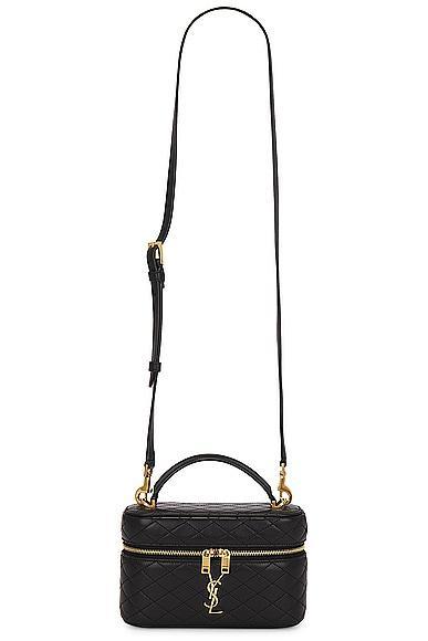 Saint Laurent Mini Gaby Vanity Bag in Black Product Image