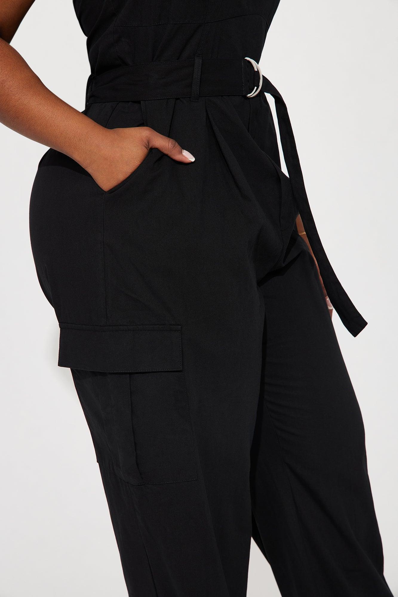 Admire Your Ways Jumpsuit - Black Product Image