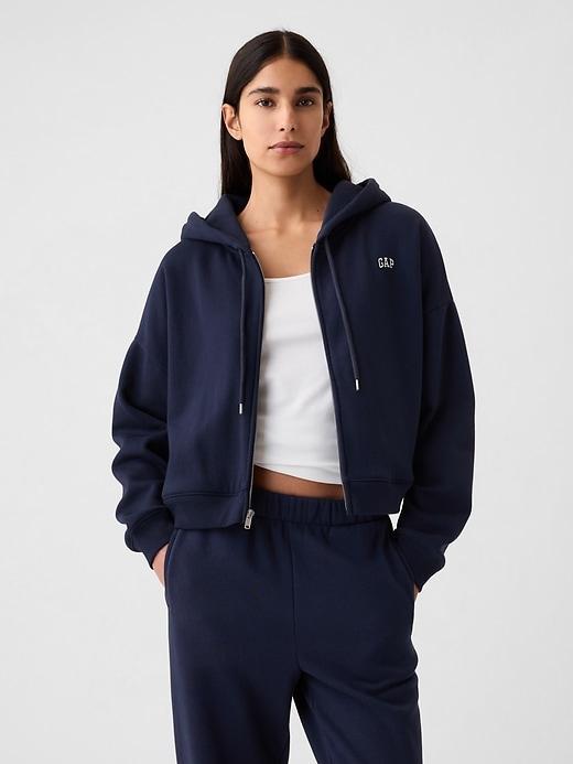 Vintage Soft Cropped Hoodie Product Image