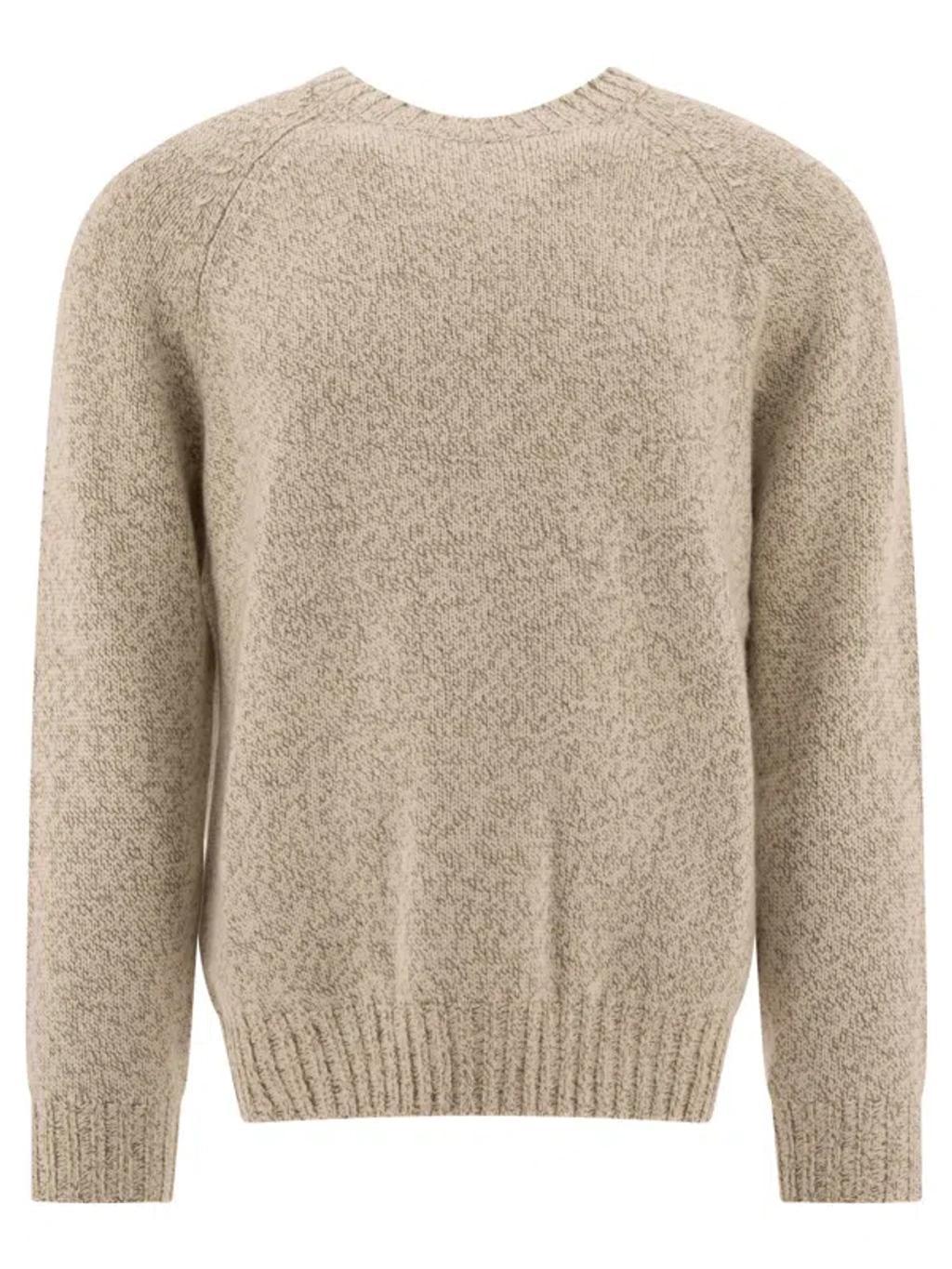 Men's Moulinã© Sweater With Raglan Sleeves In Green Product Image