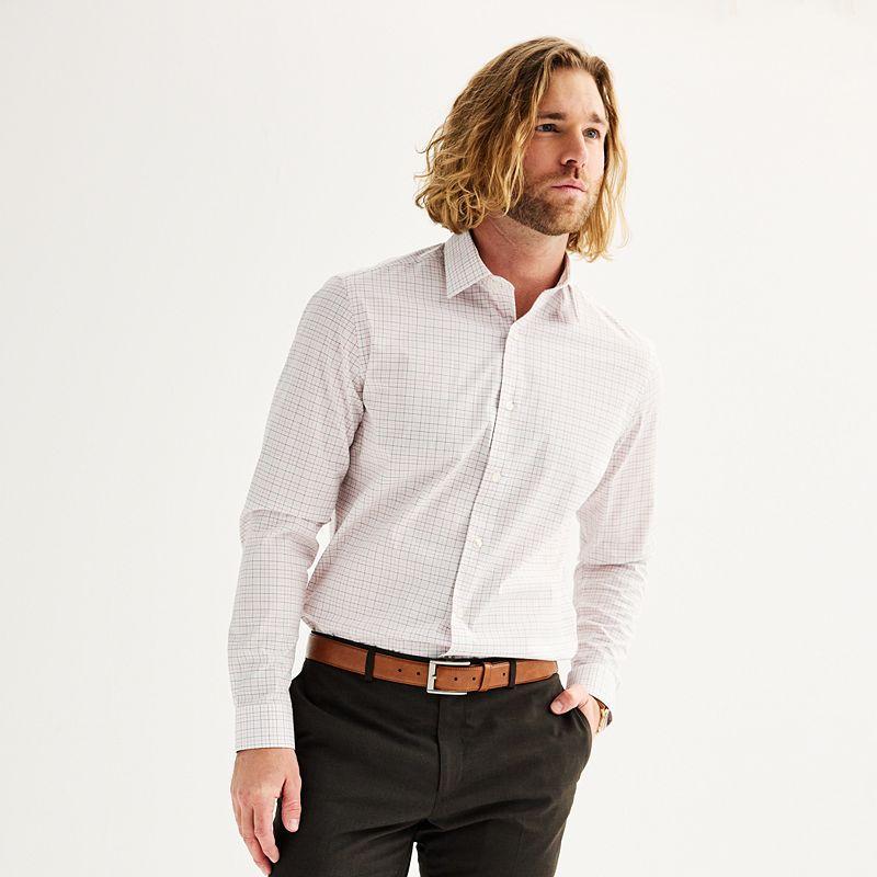 Mens Apt. 9 Premier Flex Regular-Fit Wrinkle Resistant Dress Shirt Product Image