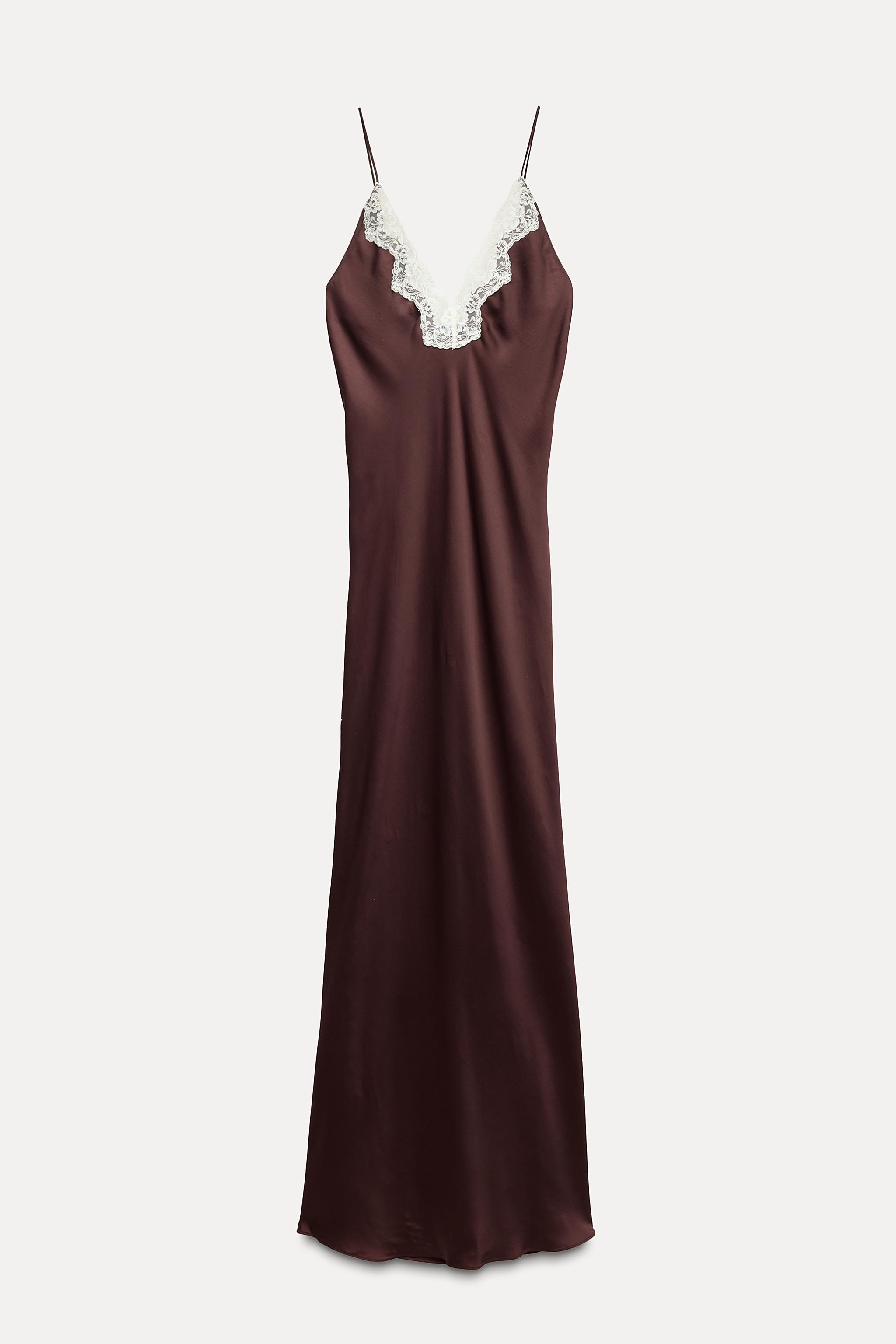 LACE SLIP DRESS ZW COLLECTION Product Image