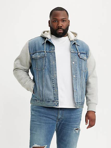 Levi's Hoodie Trucker Jacket (Big) - Men's Product Image