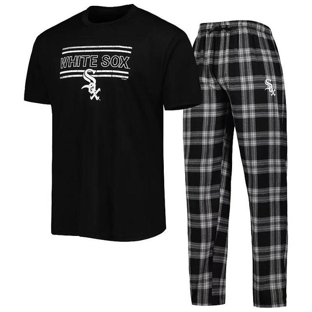 Mens Concepts Sport /Gray Chicago White Sox Badge T-Shirt & Pants Sleep Set Product Image