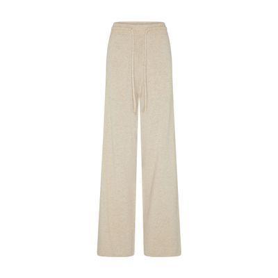 Rino Wide-leg Pants In Beige Product Image