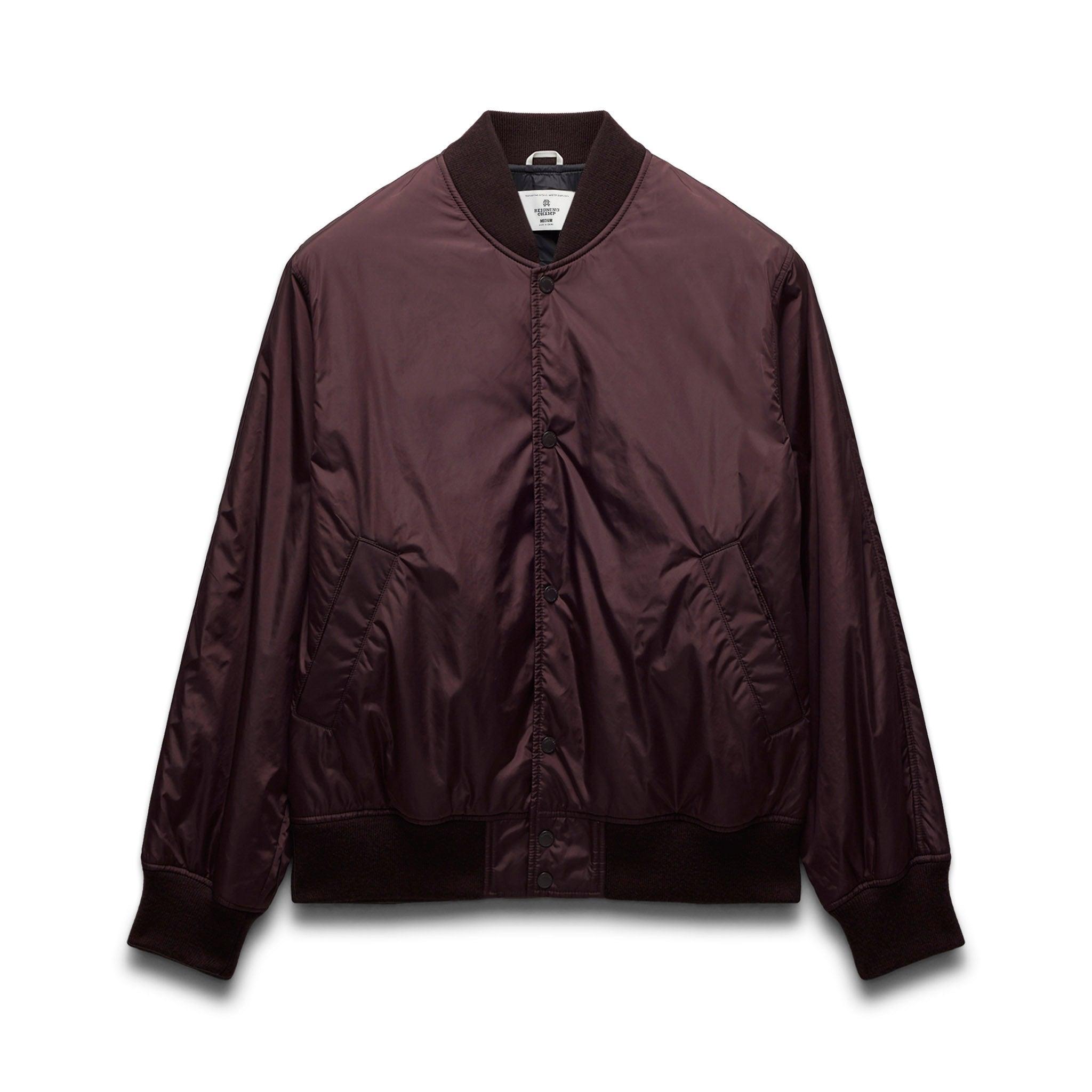 Econyl Satin Nylon Stadium Jacket Male Product Image