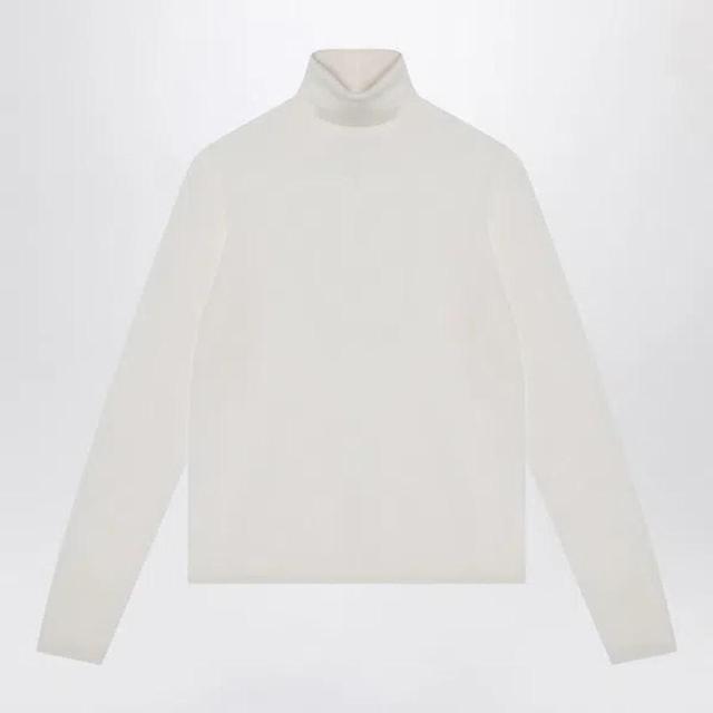 MAX MARA White Cashmere Turtleneck Women Product Image