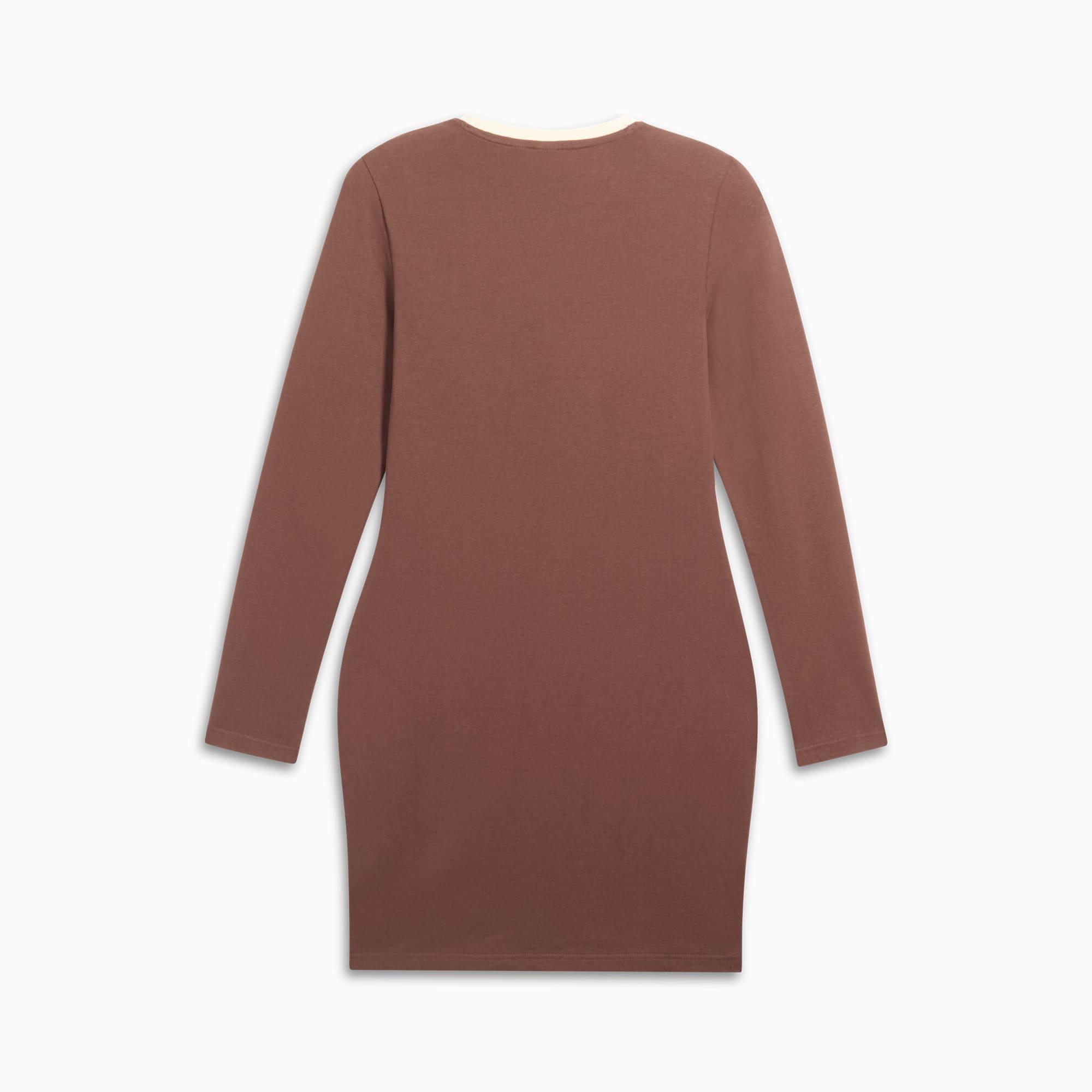 HER Long Sleeve Trim Women's Dress Product Image