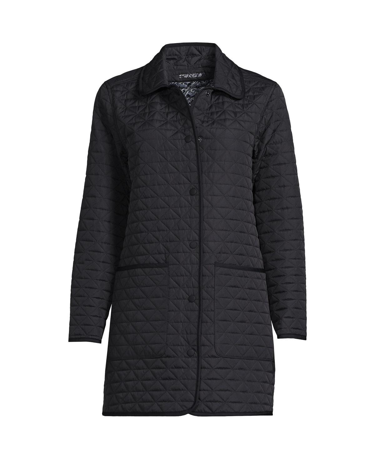 Womens Lands End Insulated Primaloft Reversible Coat Oxford Product Image