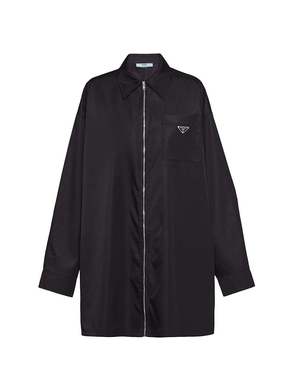 Womens Re-Nylon Gabardine Shirt Jacket Product Image