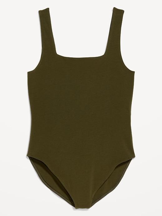 Square-Neck Tank Top Bodysuit Product Image