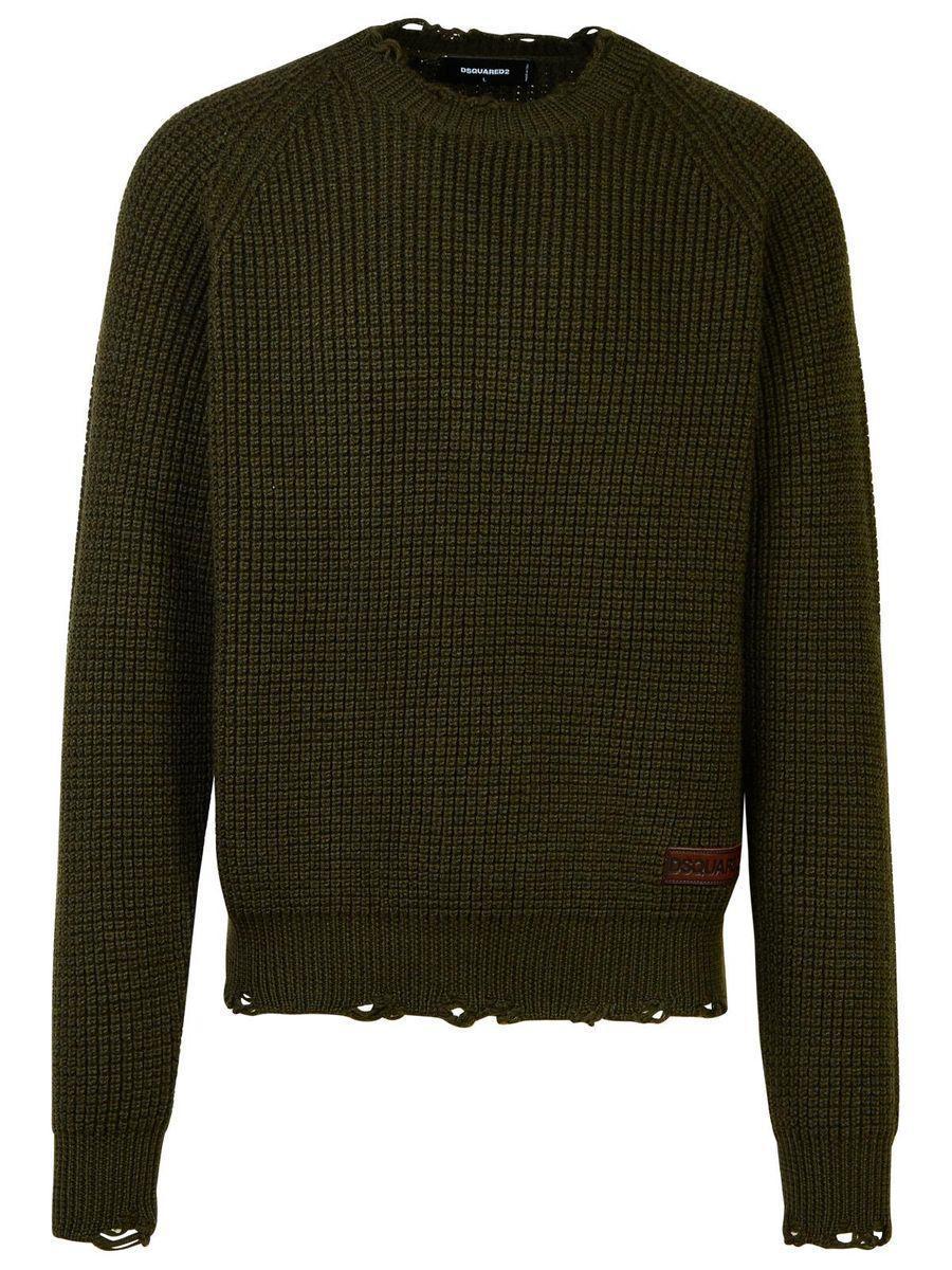 DSQUARED2 Sweaters In Green Product Image