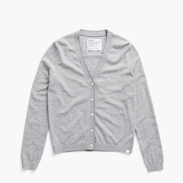 Nickel Grey Heather Women's Atlas Air Button-Front Cardigan Product Image