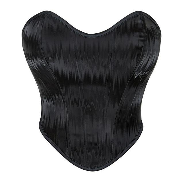 Strapless Plain Bustier Top Product Image