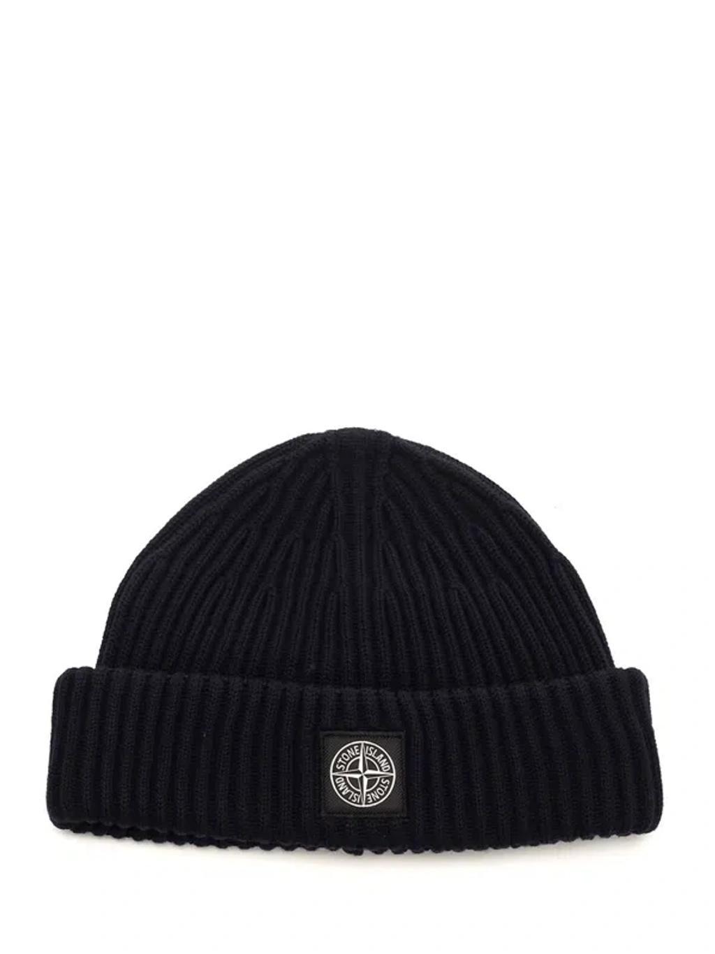 STONE ISLAND Rws Wool Hat In Blue Product Image