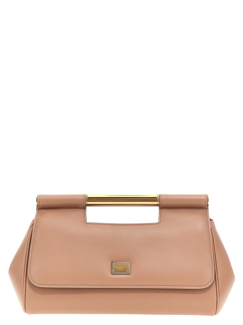 Beige Plonge Clutch Product Image