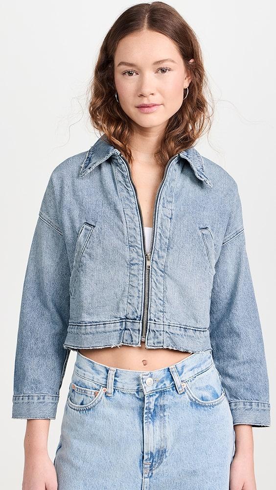 NSF Conway Zip Denim Jacket | Shopbop product image