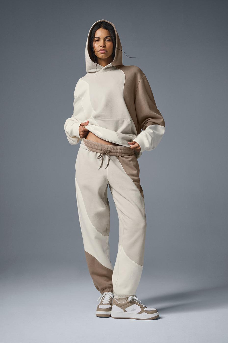 Make Waves Sweatpant - Ivory/Bone/Gravel Female Product Image