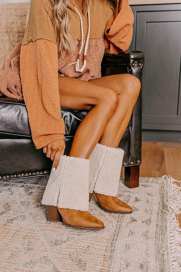 The Wrenley Faux Suede Boot Product Image