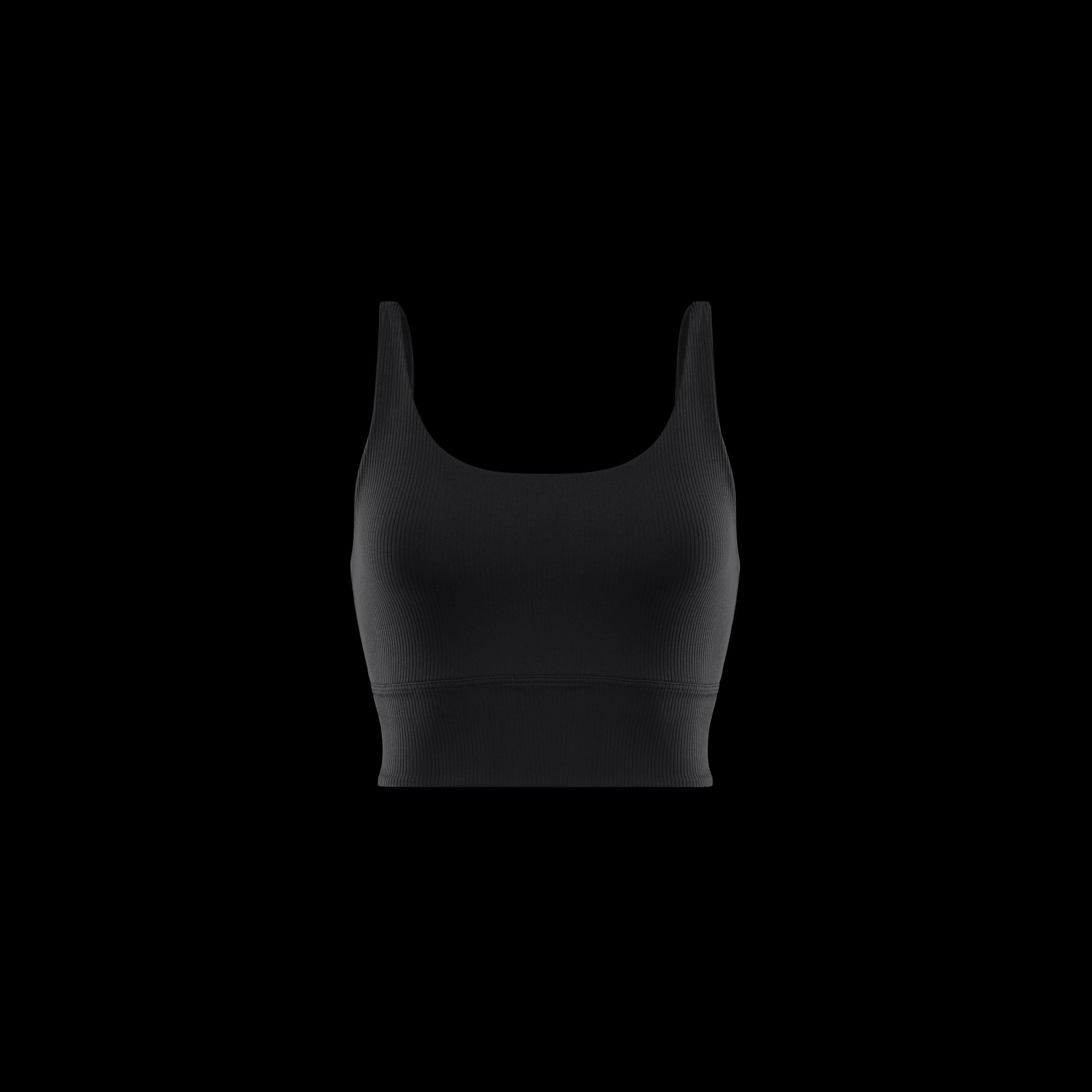 Nike Women's Zenvy Rib Light-Support Padded Longline Sports Bra Product Image