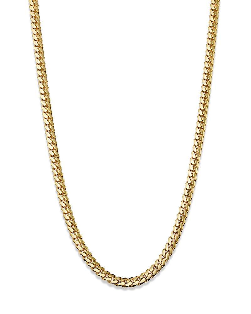 Solid 14K Gold Cuban Chain Necklace Product Image