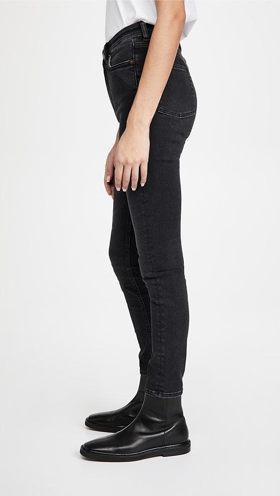 Acne Studios Peg Used Black Jeans | Shopbop Product Image