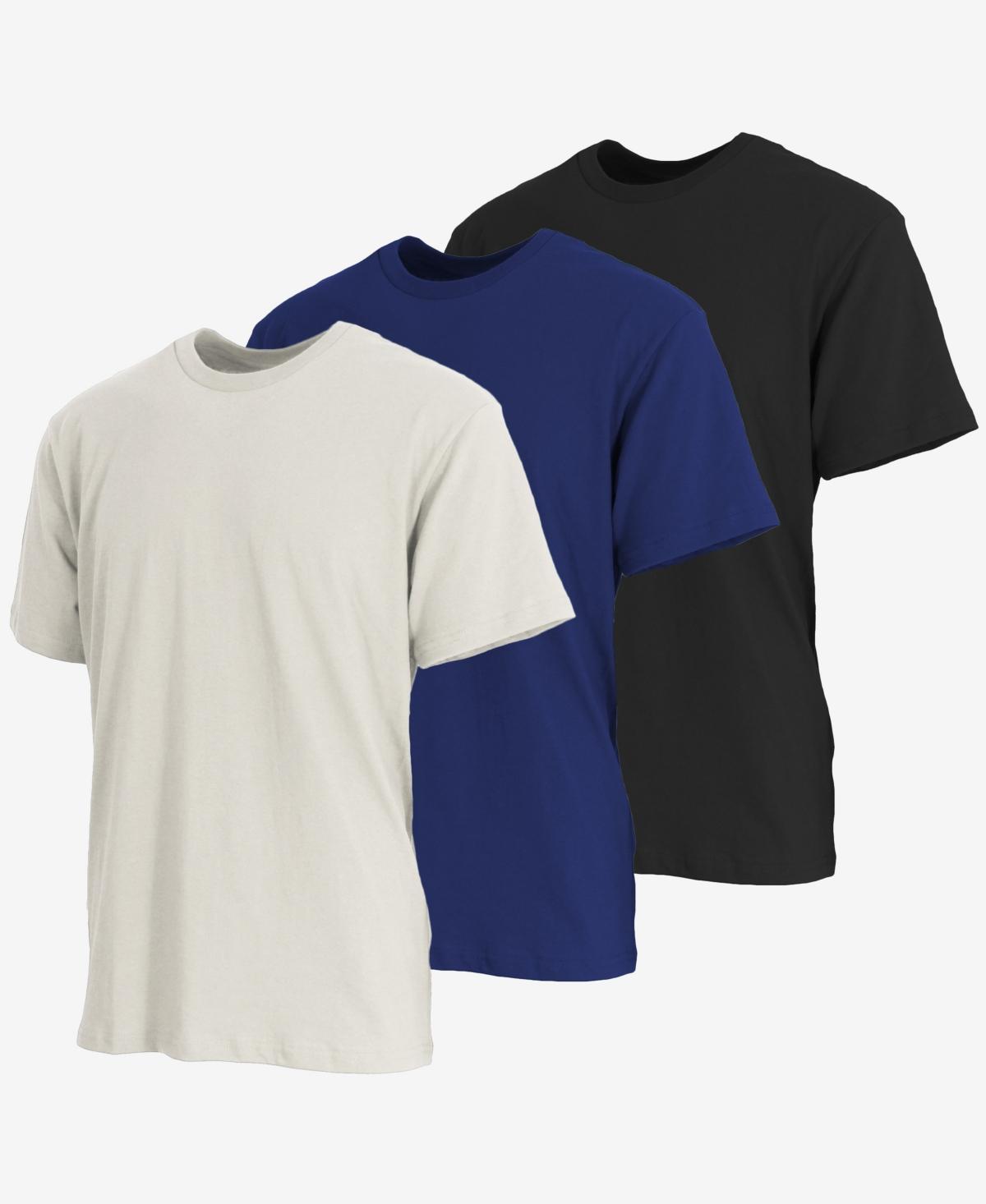 Blue Ice Mens Short Sleeve Crew Neck Classic T-shirt, Pack of 3 Product Image