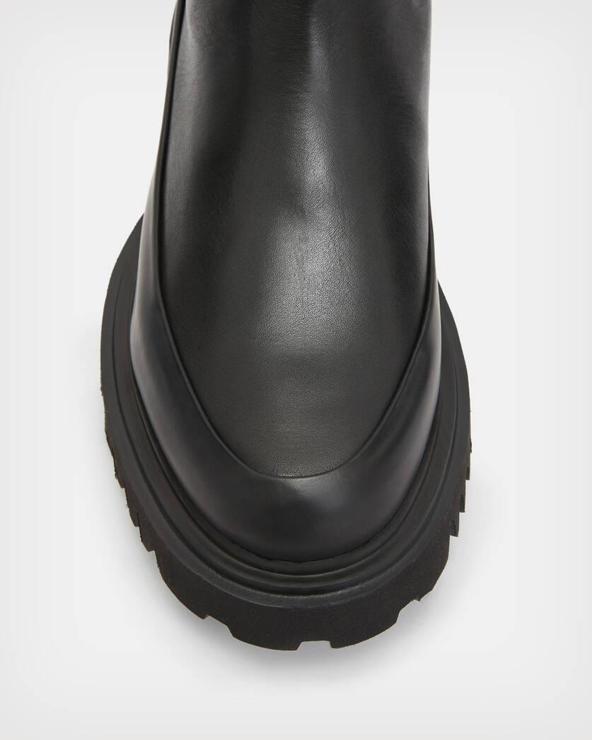 Harlee Chunky Leather Boots Product Image