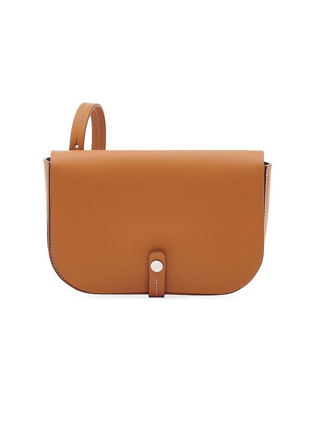 Womens Tondina Leather Crossbody Bag Product Image